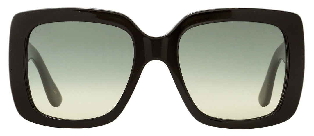 Gucci Women's Square Sunglasses GG0141SN 001 Black/Gold 53mm