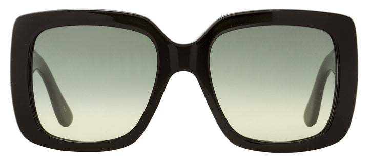 Gucci Women's Square Sunglasses GG0141SN 001 Black/Gold 53mm