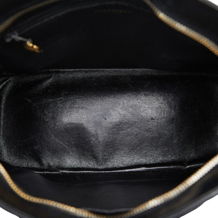 Top Quality Chanel   Cocomark Tooth Bag houlder Bag Black Caviar S  CHANEL
