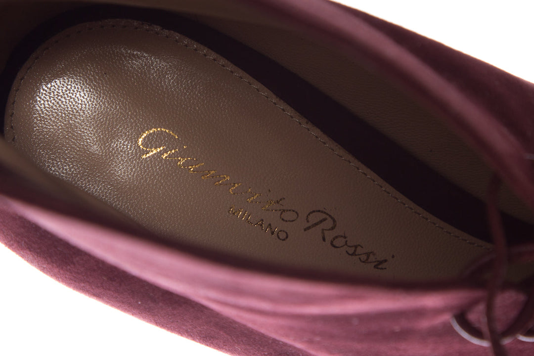 Gianvito Rossi Burgundy Boots SZ 38