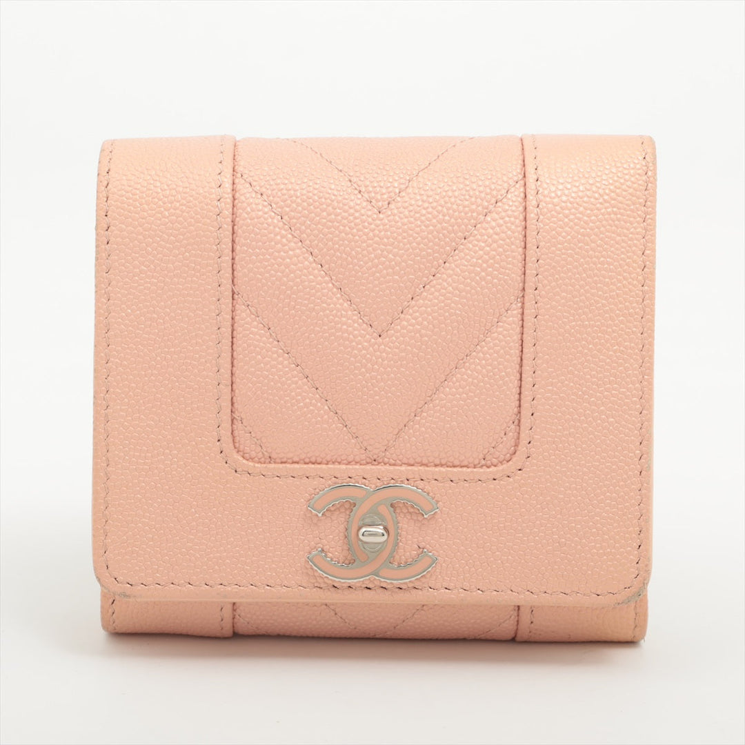 Top Quality Chanel V Stitch Caviar S Wallet 29th
