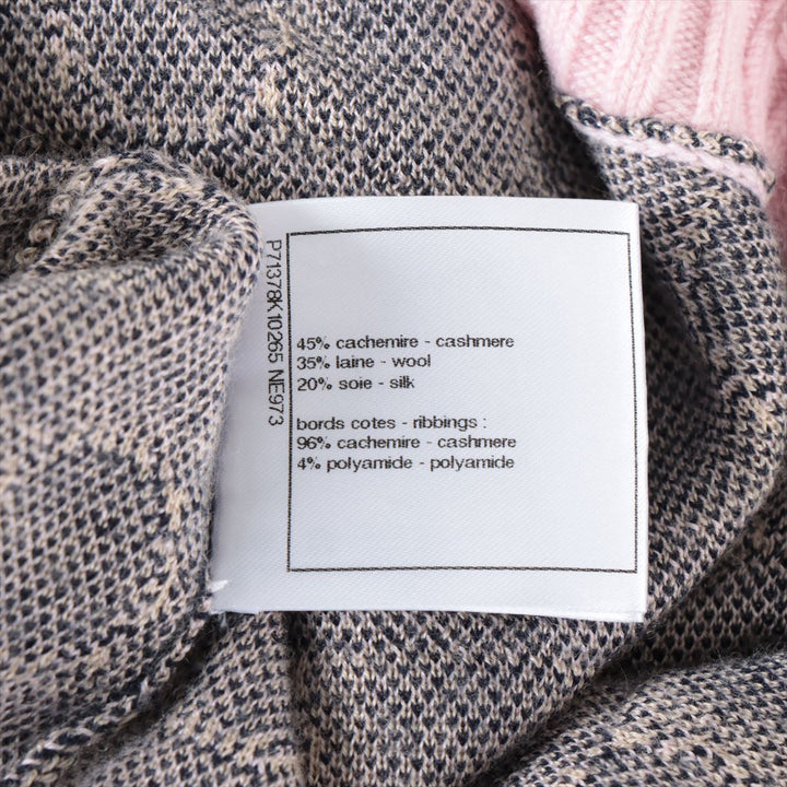 Top Quality Chanel Coconut Button Casimir X Wool e One Earrings 34  Beige X Pink P71378K10265