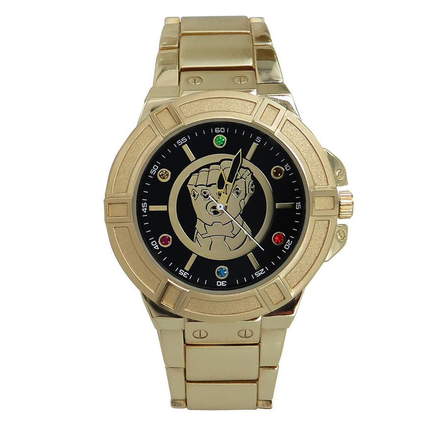 title:Avengers Infinity War Infinity Gauntlet Watch;color:Gold