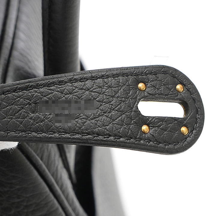 Top quality Hermes Lindy 26 Taurillon Clemence Black U Engraved Handbag Shoulder Bag