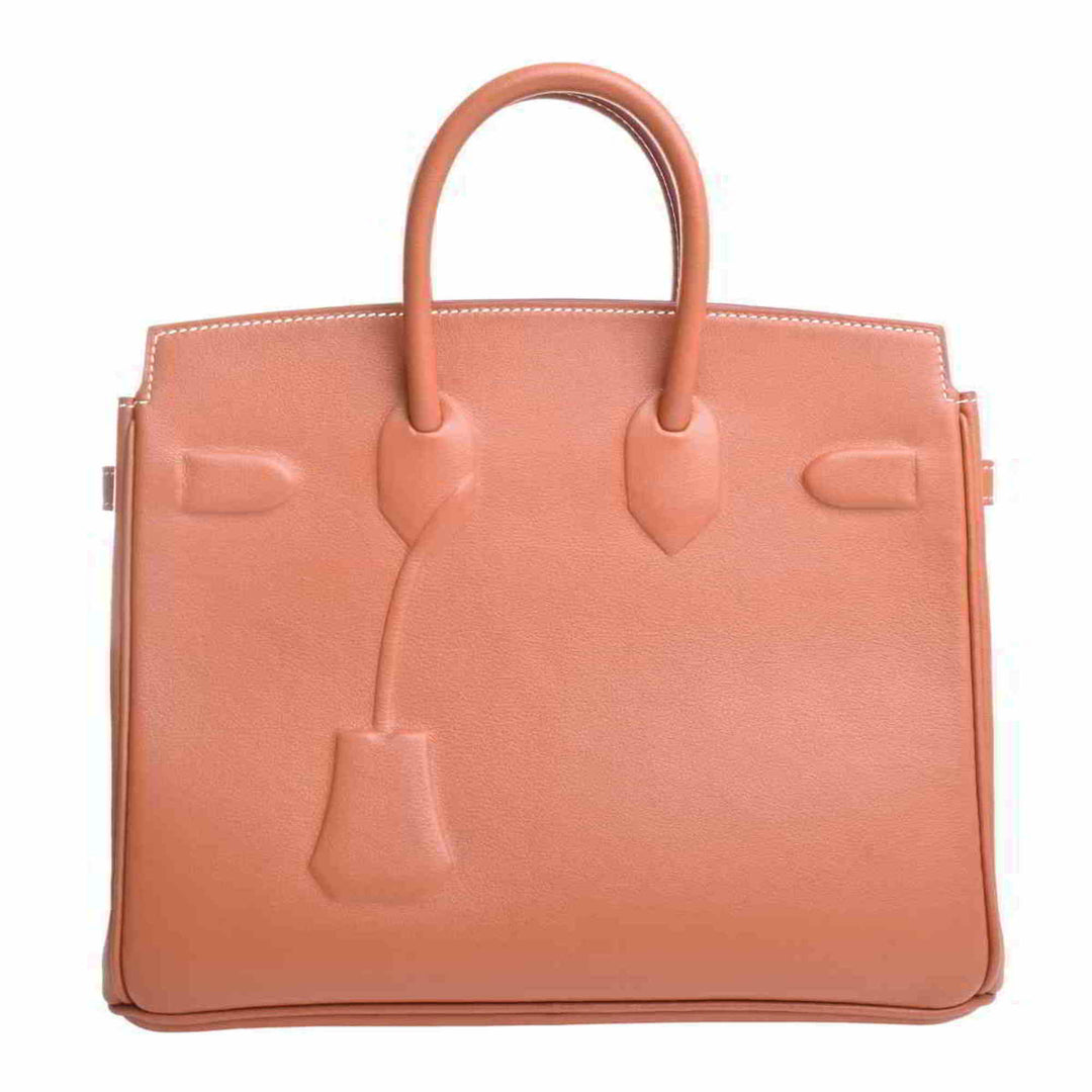 Top quality Hermes Vaux Swift Shadow Birkin 25 Handbag Brown