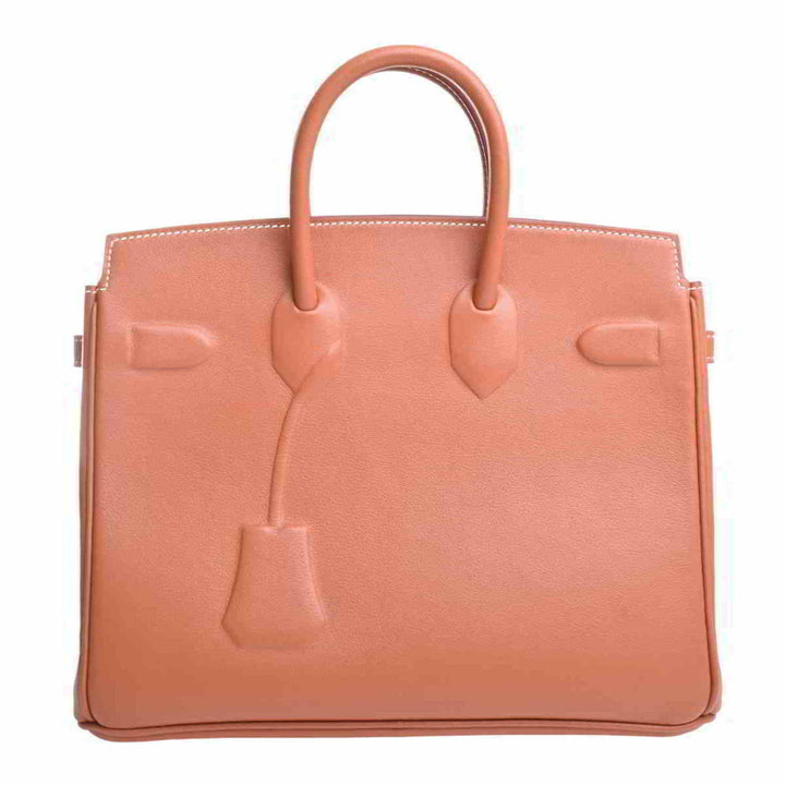 Top quality Hermes Vaux Swift Shadow Birkin 25 Handbag Brown