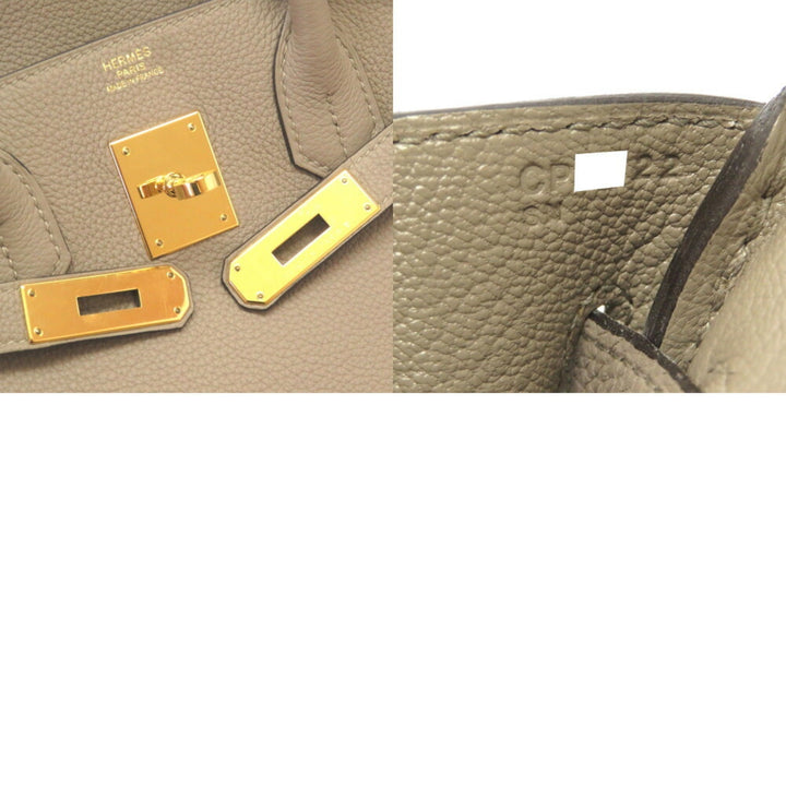 Top quality Hermes Birkin 30 Togo Greasephalt C Engraved (2