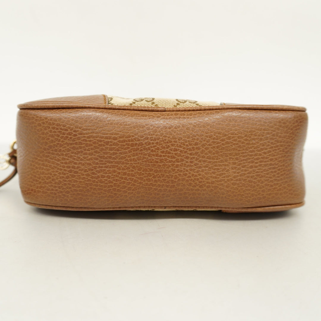 GUCCI  GG Canvas 2way Bag 323660 Women's Shoulder Bag Beige,Brown