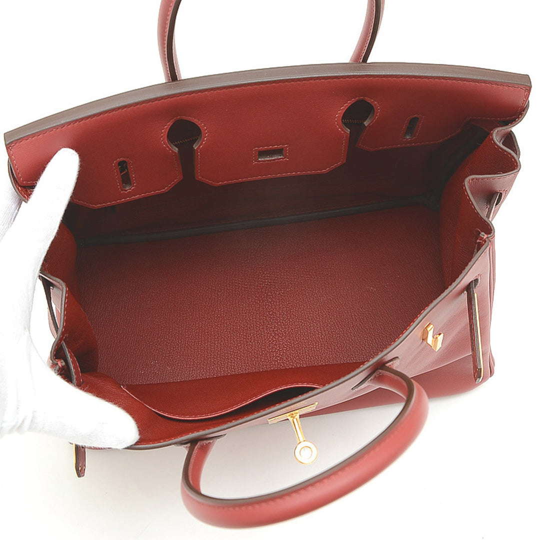 Top quality Hermes Birkin 30 Jonathan Rouge Vi handbag
