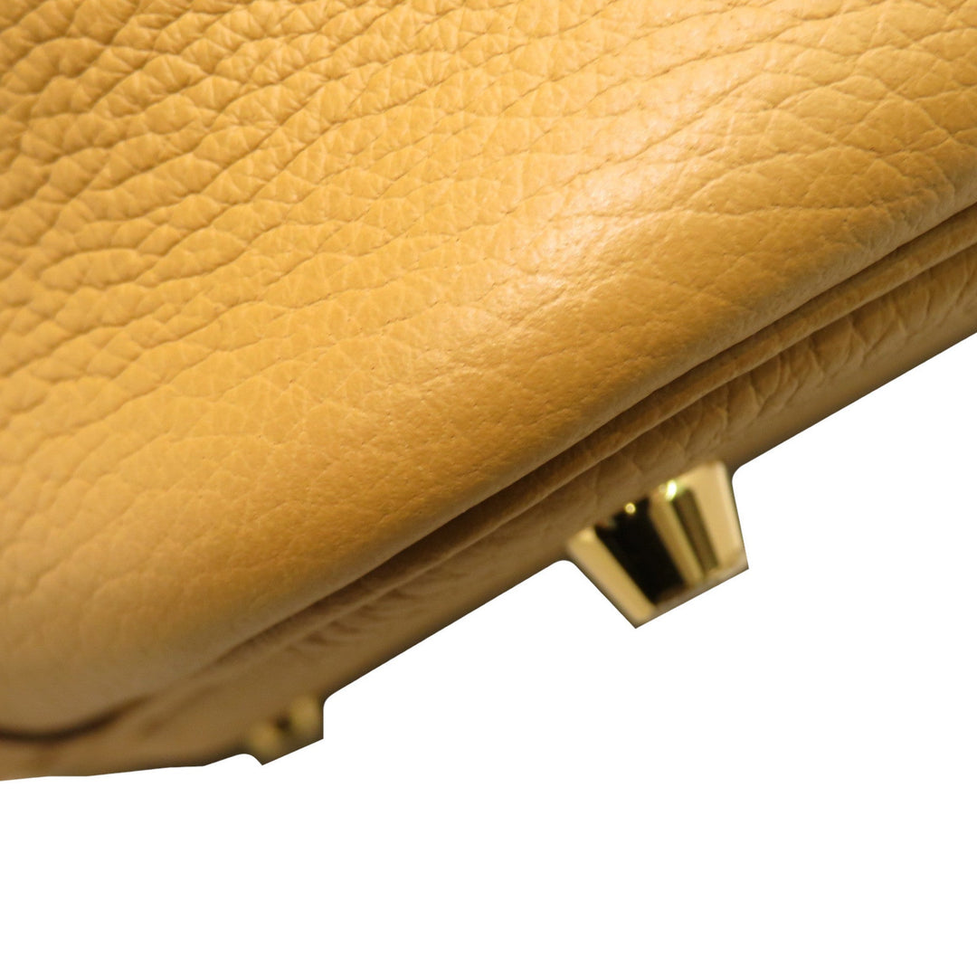 Top quality Hermes Picotan Lock MM Handbag Biscuit G Metal Fittings Taurillon Clemence Z Engraved