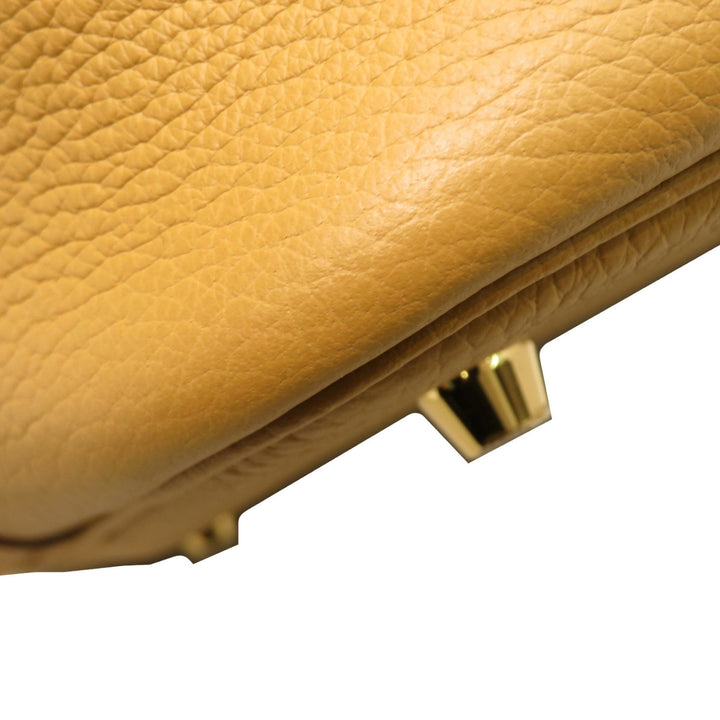 Top quality Hermes Picotan Lock MM Handbag Biscuit G Metal Fittings Taurillon Clemence Z Engraved