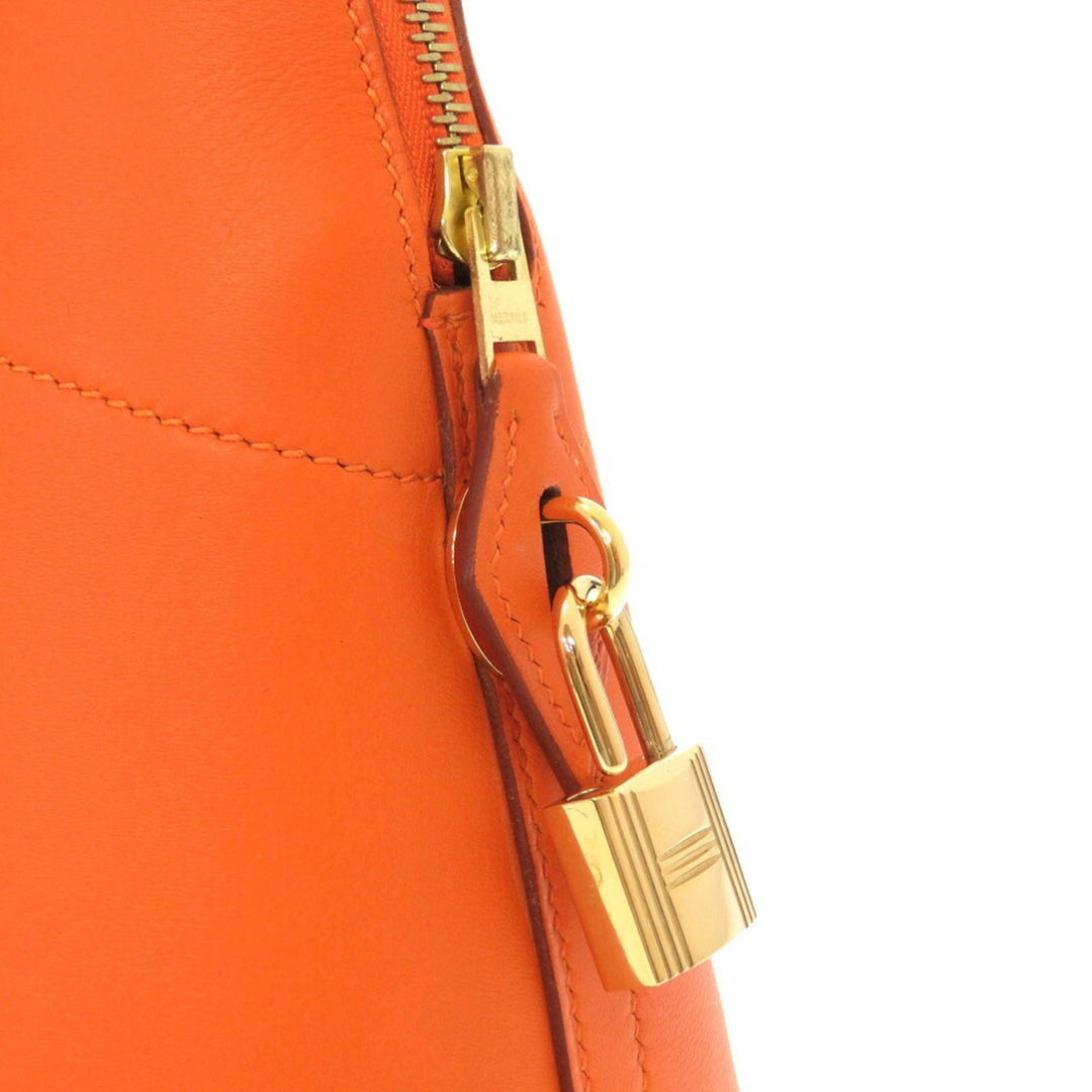 Premium Handmade Hermes Bored 31 Vogue River Orange  F Engraved Handbag Bag 0110 Premium Handmade Hermes
