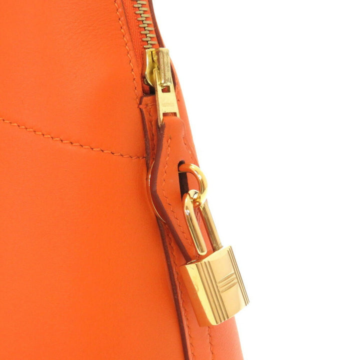 Premium Handmade Hermes Bored 31 Vogue River Orange  F Engraved Handbag Bag 0110 Premium Handmade Hermes