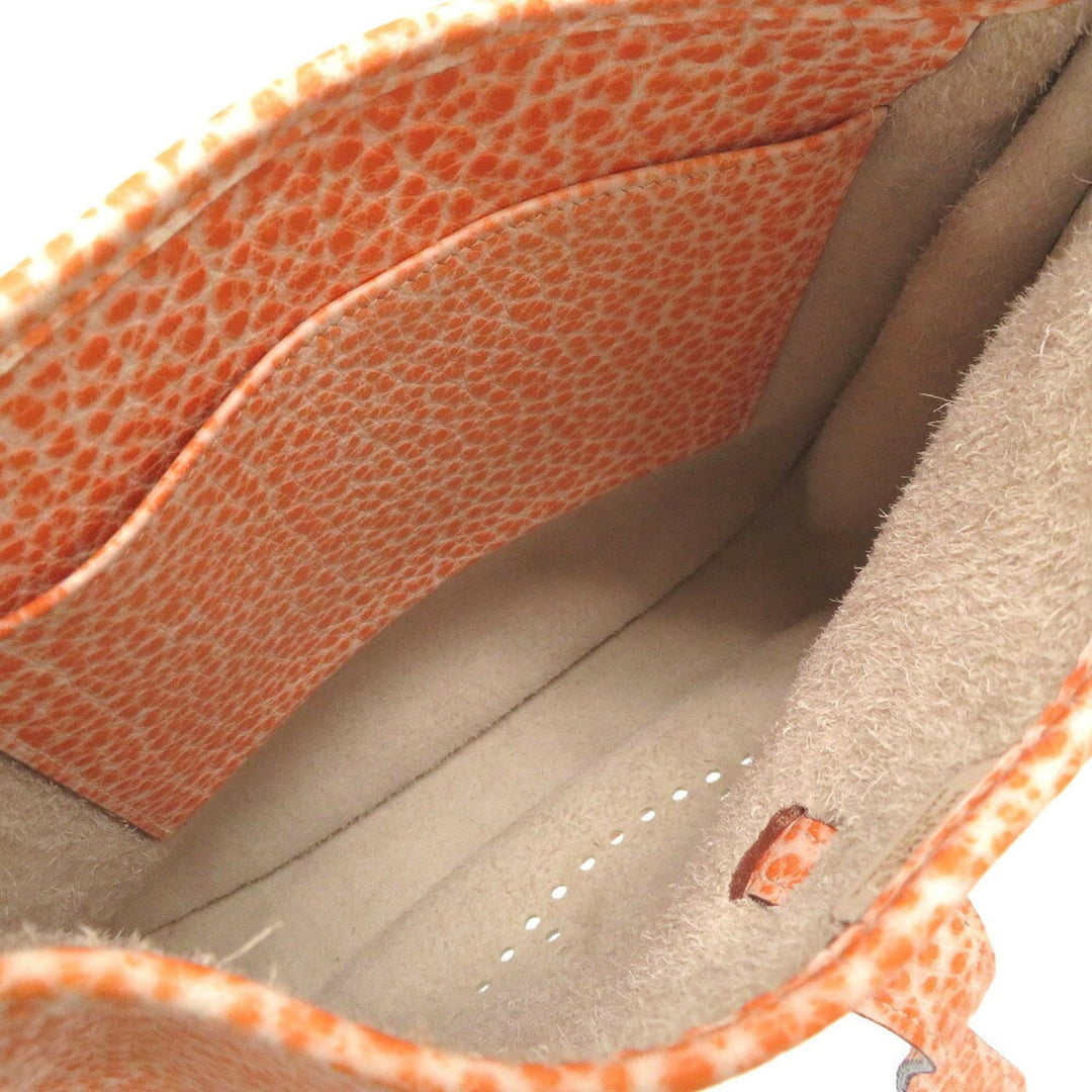 Top quality Hermes Evelyn PM Buffle Skipper Orange  F Engraved Shoulder Bag