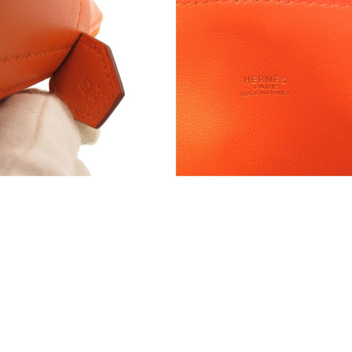 Premium Handmade Hermes Bored 31 Vogue River Orange  F Engraved Handbag Bag 0110 Premium Handmade Hermes