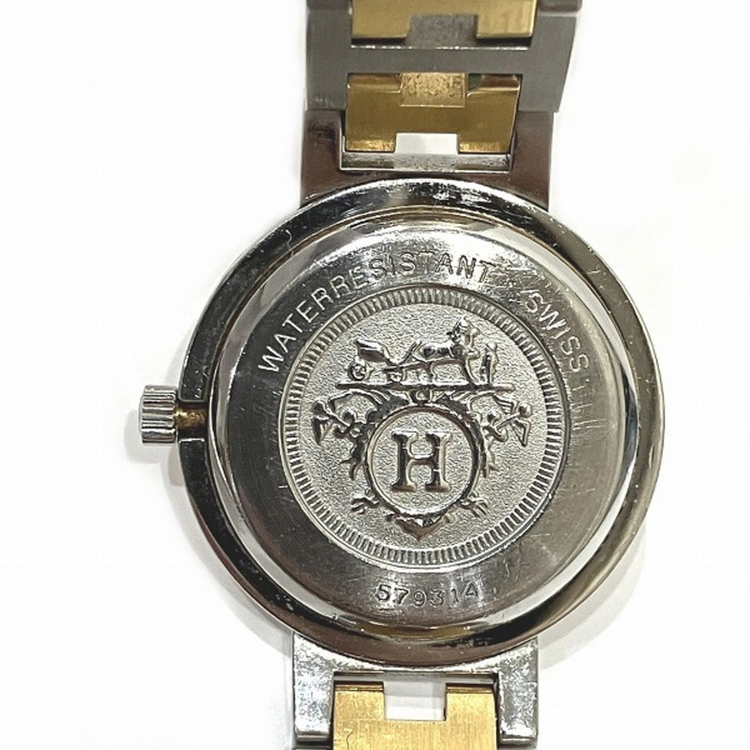 Top quality Hermes Clipper Quartz Ivory Dial Watch Ladies