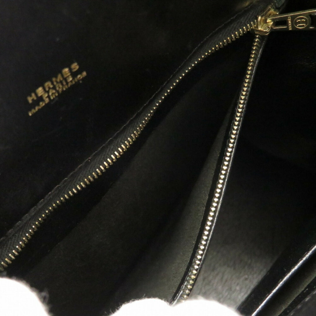 Top quality Hermes Kelly Sport Boxcalf Black A Stamped Shoulder Bag
