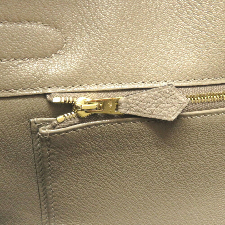 Top quality Hermes Birkin 30 Togo Greasephalt C Engraved (2