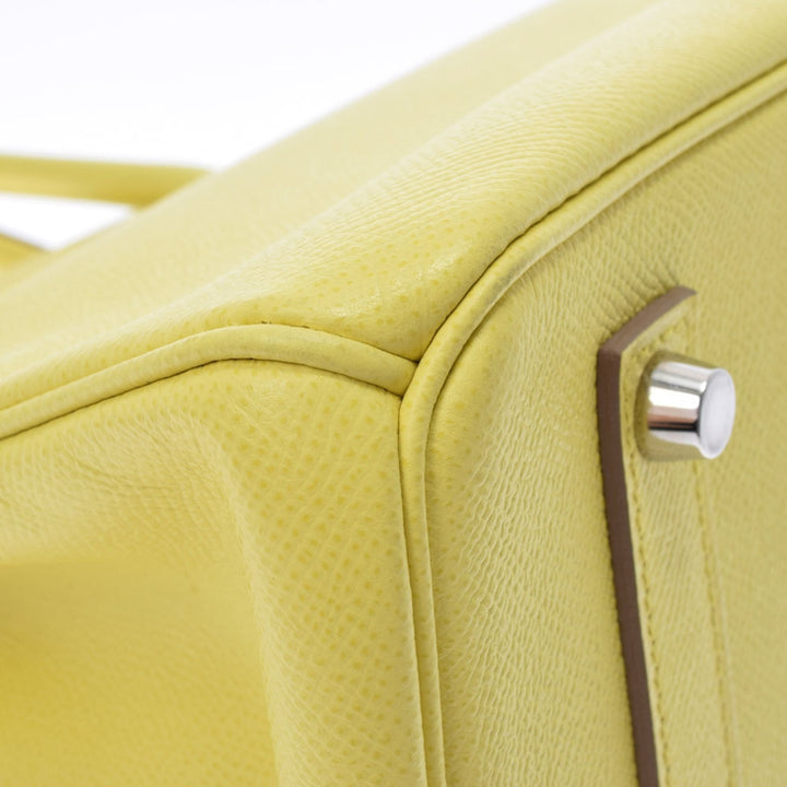 Top quality Hermes Birkin 35 Souffle  Q engraved (around 2013) Ladies Vaux Epson handbag