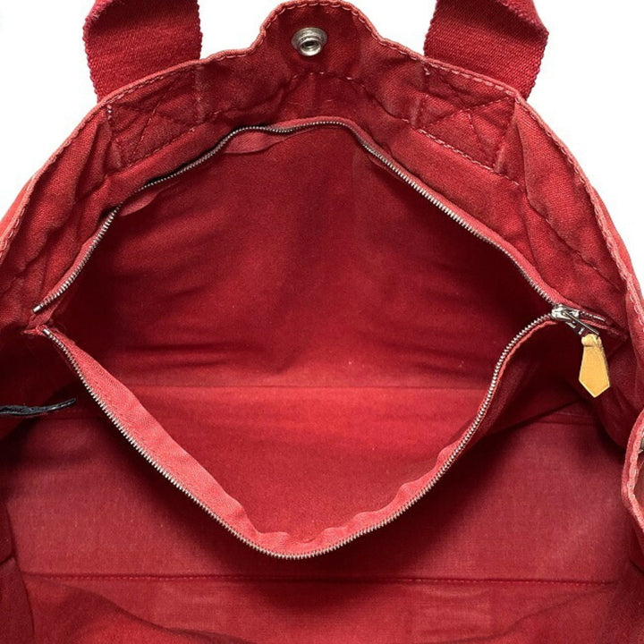 Top quality Hermes MM red white canvas Top quality Hermes ladies' men's