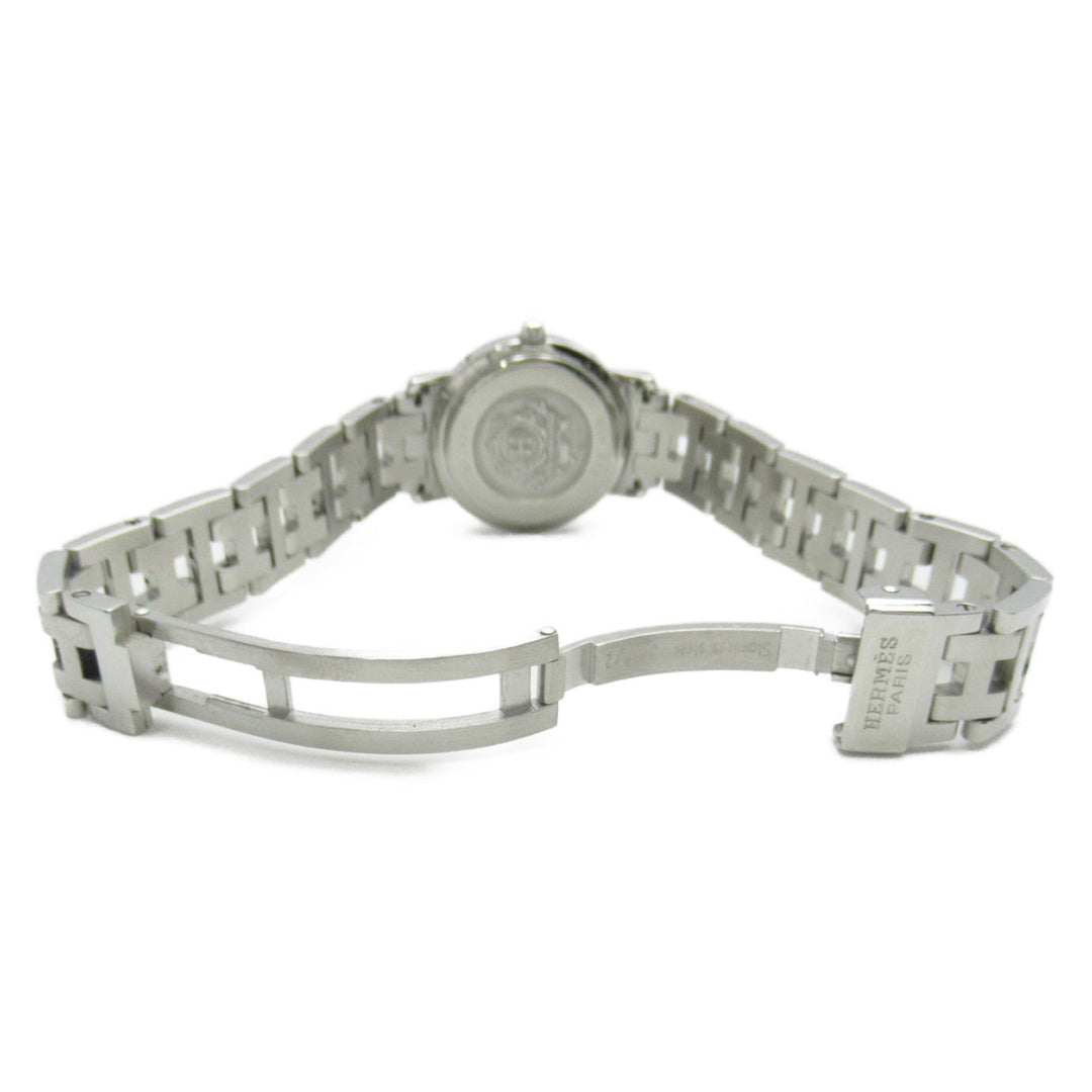 Top quality Hermes Clipper Wrist Watch Watch Wrist Watch CL4.210 Quartz White Stainless Steel