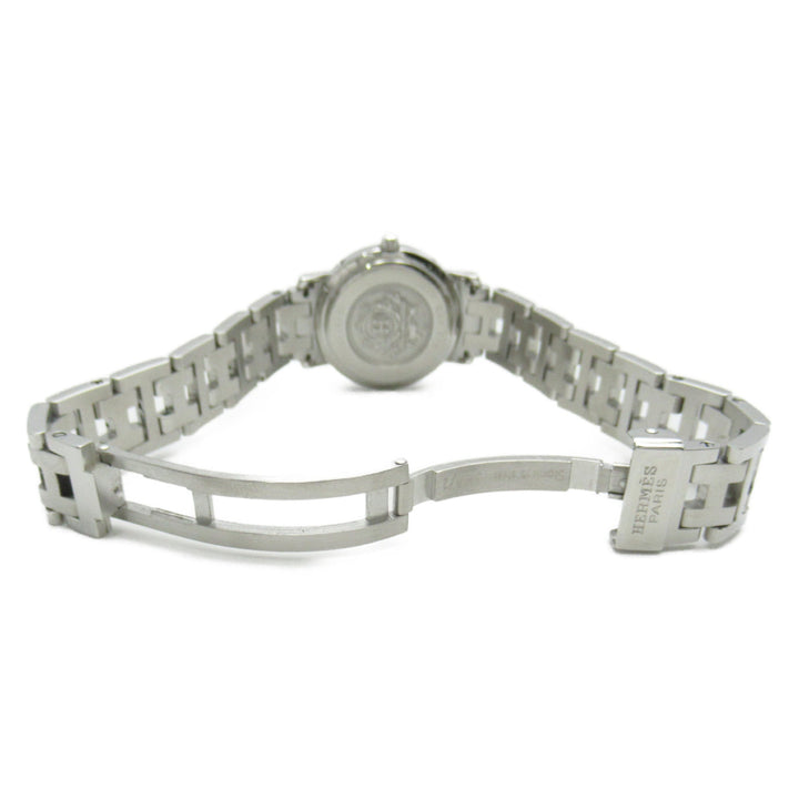Top quality Hermes Clipper Wrist Watch Watch Wrist Watch CL4.210 Quartz White Stainless Steel