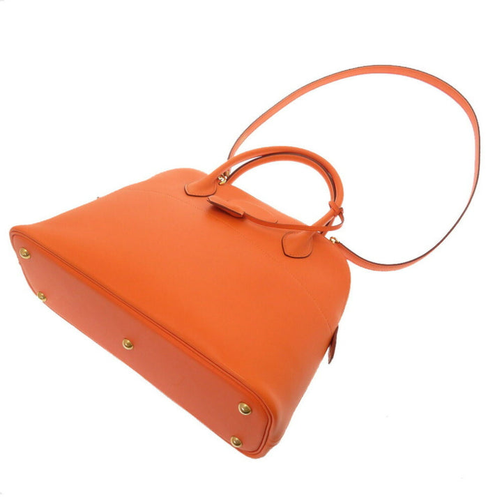 Premium Handmade Hermes Bored 31 Vogue River Orange  F Engraved Handbag Bag 0110 Premium Handmade Hermes