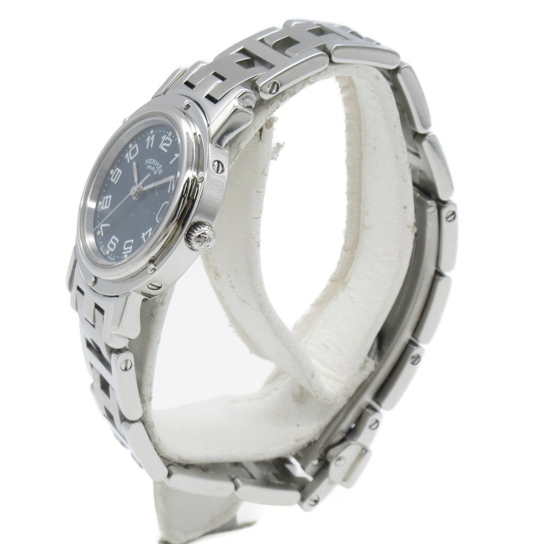 Top quality Hermes Clipper Wrist Watch Watch Wrist Watch CL4.210 Quartz Blue Stainless Steel