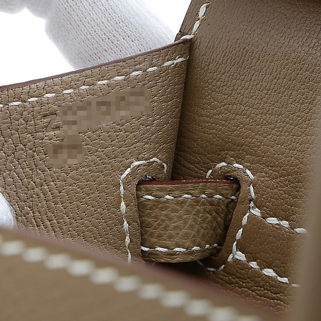 Top quality Hermes Birkin 25 Epsom Leather Handbag Etoupe Gray