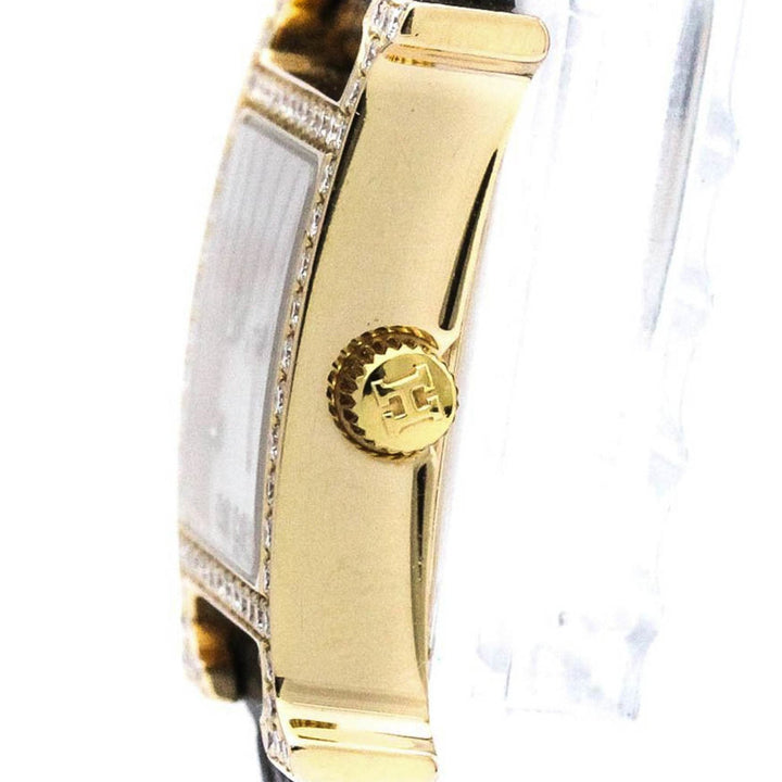 Top quality HermesPolished  H Watch Mini Diamond 18K Pink Gold Ladies Watch HH1.171 BF563408