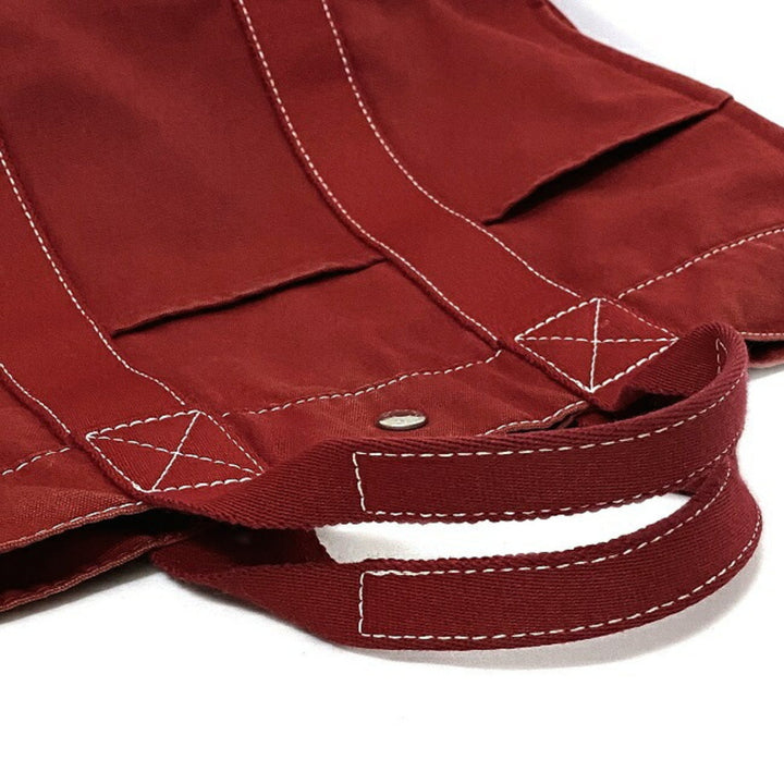 Top quality Hermes MM red white canvas Top quality Hermes ladies' men's