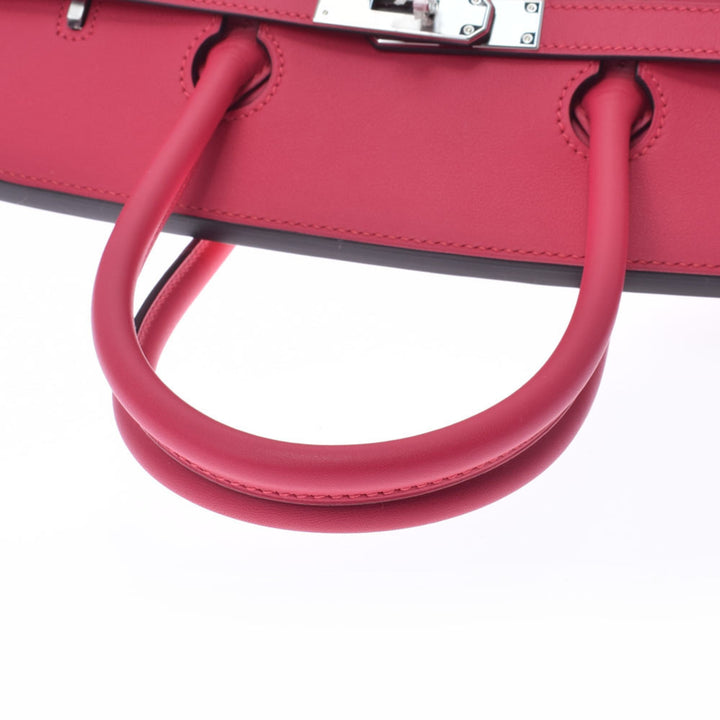 Premium Handmade Hermes Birkin 35 Furei-furei Franboise Z engraved (around 2021) Unisex Swift x Twill Ash handbag