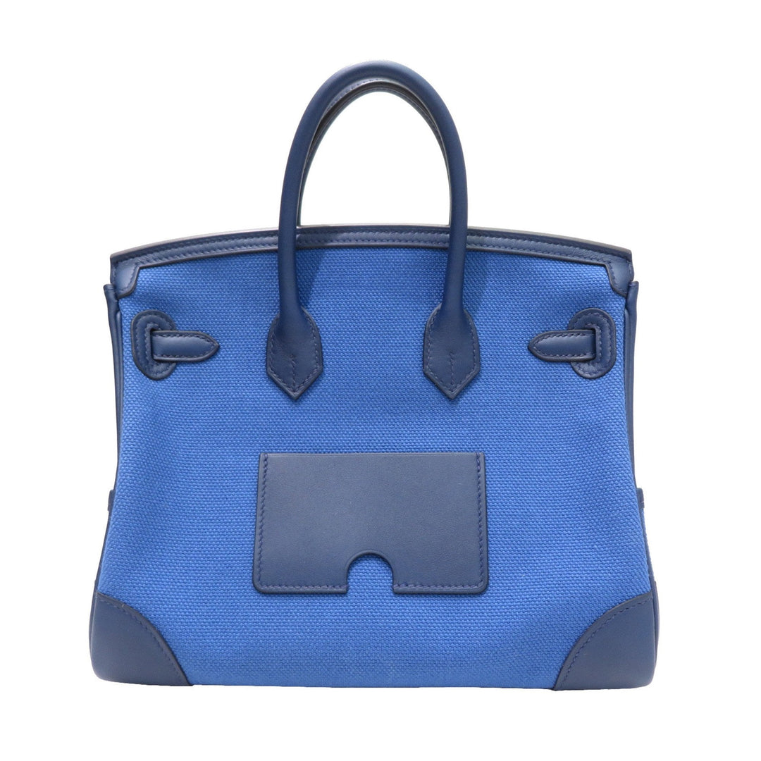 Top quality Hermes (Top quality Hermes) Birkin 25 Cargo Handbag Blue Edger SV Hardware Towargo Elan Swift U Engraved