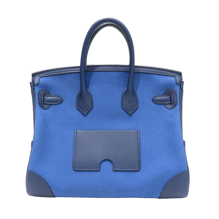 Top quality Hermes (Top quality Hermes) Birkin 25 Cargo Handbag Blue Edger SV Hardware Towargo Elan Swift U Engraved