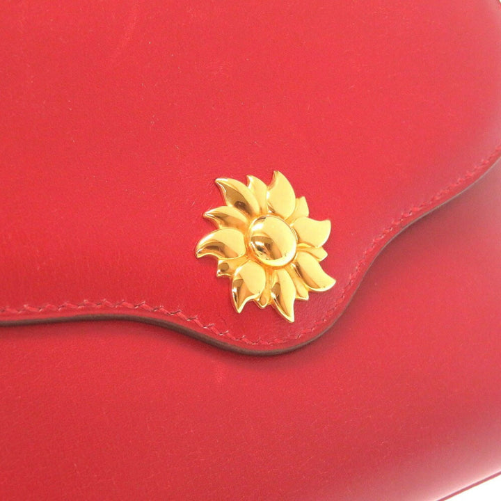 Top quality Hermes Sun Box Calf Rouge Viff Gold Hardware Vintage Handbag Bag Red