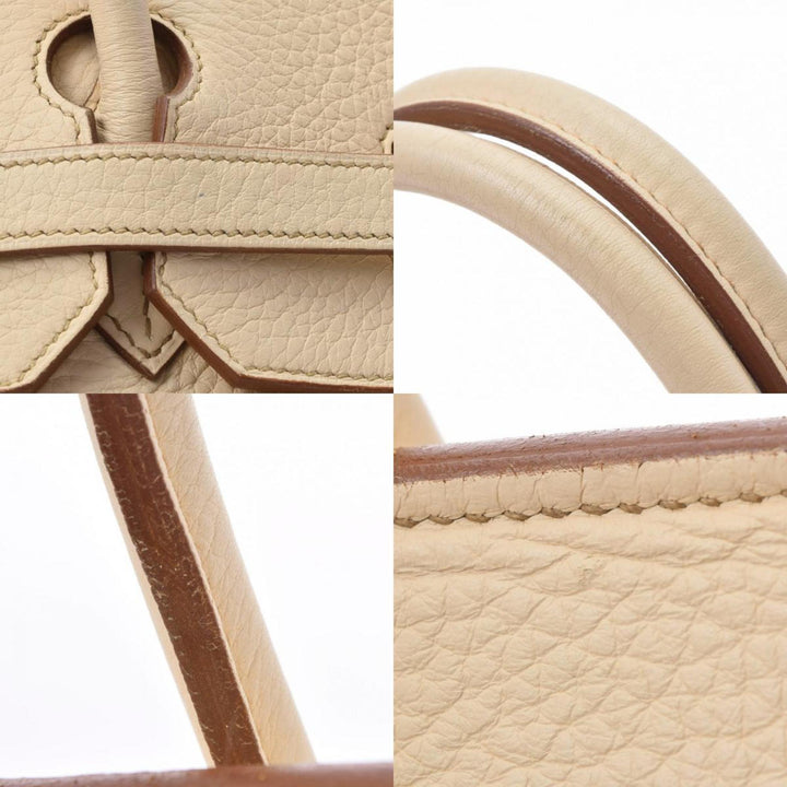 Top quality Hermes Birkin 40 Beige ??? E engraved (around 2001) Unisex Taurillon Clemence handbag