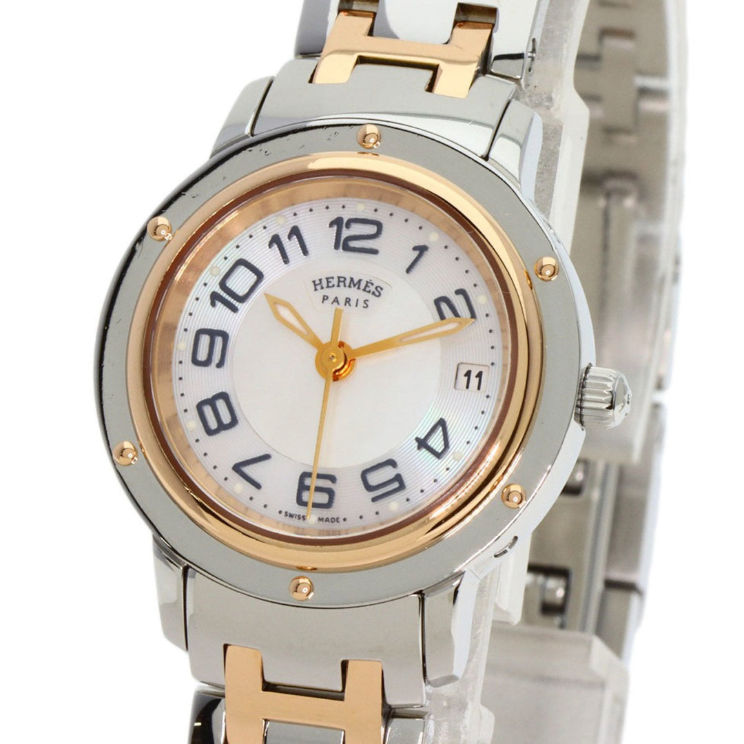 Top quality Hermes CP1.221 Clipper Nacre Watch PGP/PGPxSS Ladies