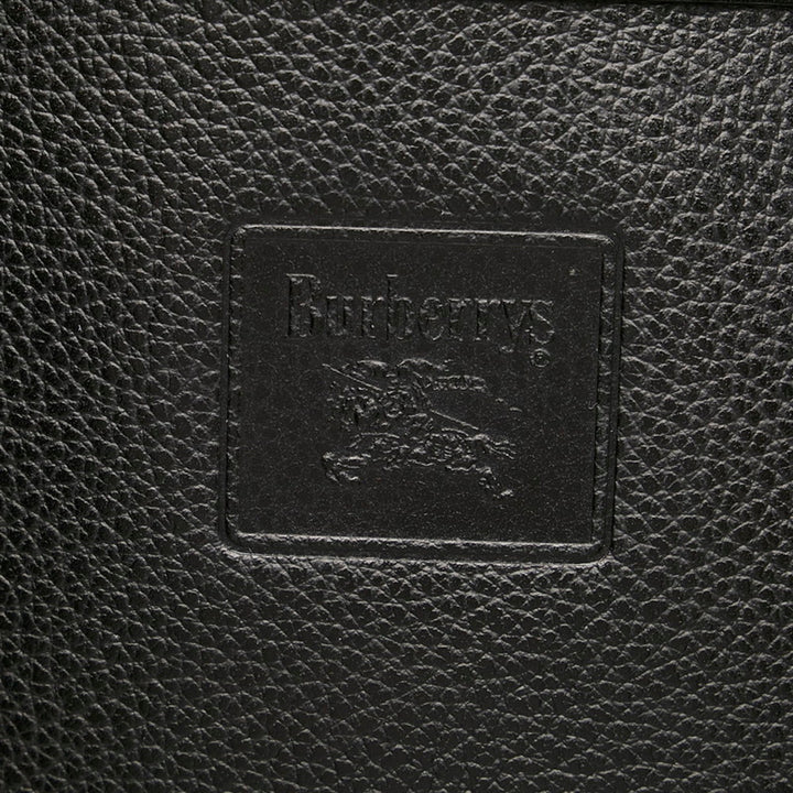Burberry Nova check second bag black leather men BURBERRY