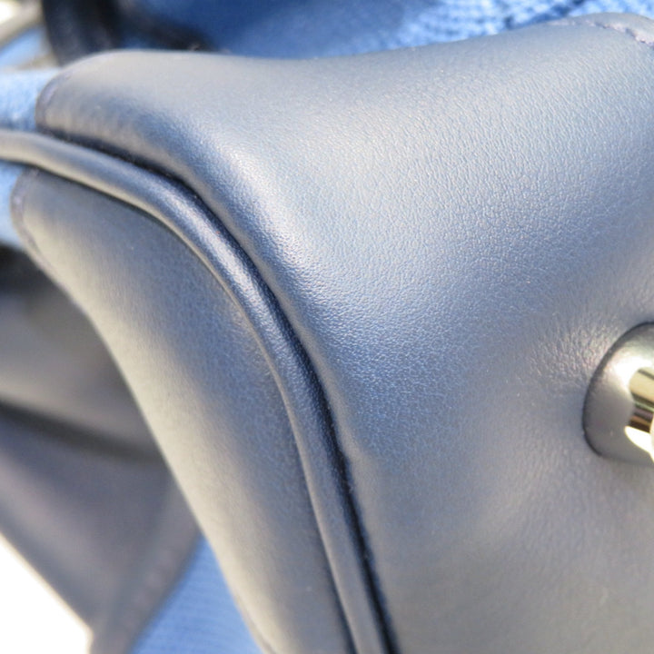 Top quality Hermes (Top quality Hermes) Birkin 25 Cargo Handbag Blue Edger SV Hardware Towargo Elan Swift U Engraved