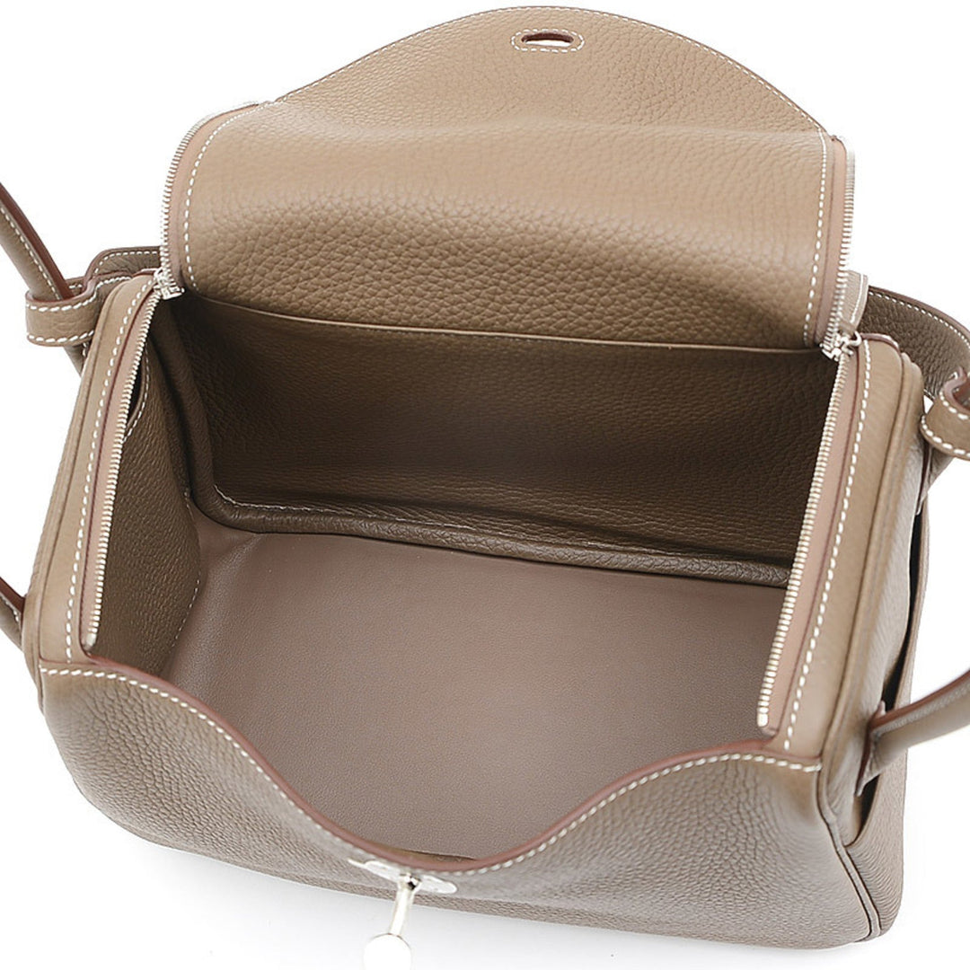 Hermes Lindy 26 Taurillon Etupe Z stamp Handbag Shoulder Bag