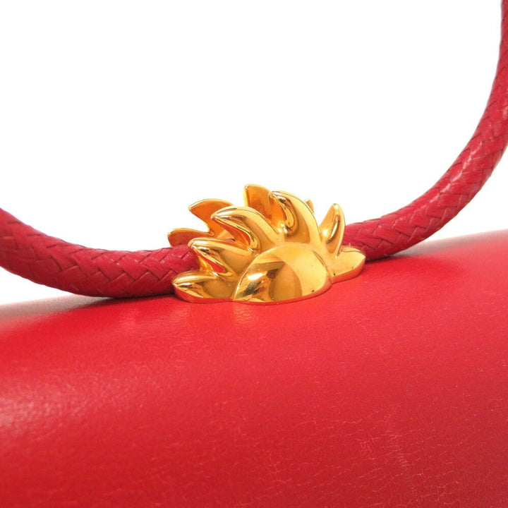 Top quality Hermes Sun Box Calf Rouge Viff Gold Hardware Vintage Handbag Bag Red