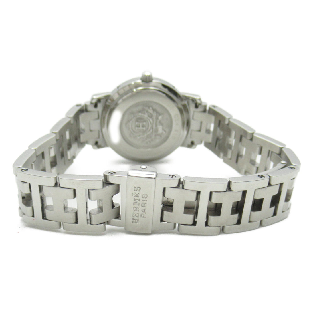 Top quality Hermes Clipper Wrist Watch Watch Wrist Watch CL4.210 Quartz White Stainless Steel