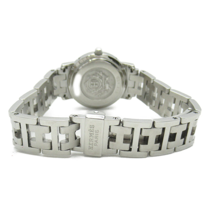 Top quality Hermes Clipper Wrist Watch Watch Wrist Watch CL4.210 Quartz White Stainless Steel