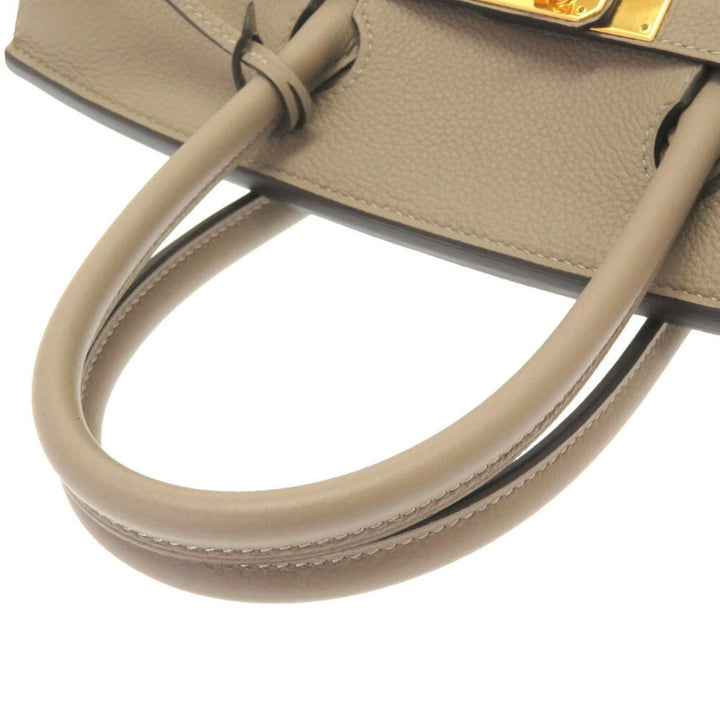 Top quality Hermes Birkin 30 Togo Greasephalt C Engraved (2