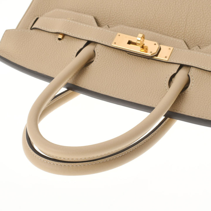 Top quality Hermes Birkin 30 Trench A Engraved (around 2017) Ladies Togo Handbag