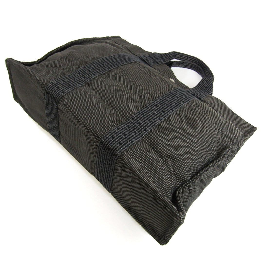Top quality Hermes Her Line MM Unisex Polyamide,Polyester Handbag Black,Gray