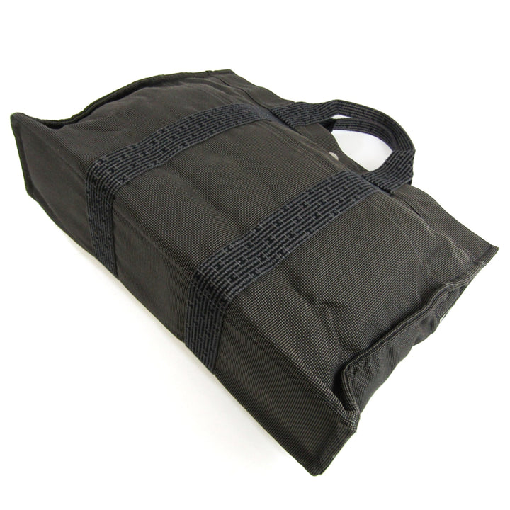 Top quality Hermes Her Line MM Unisex Polyamide,Polyester Handbag Black,Gray