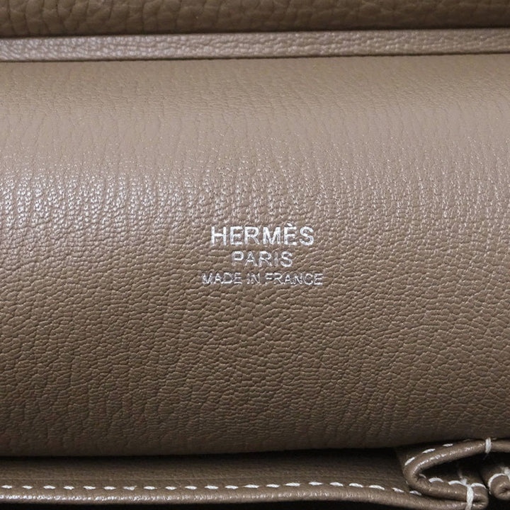 Top quality Hermes Bag Women's Shoulder Gypsier 34 Taurillon Clemence Etup Greige T Engraved