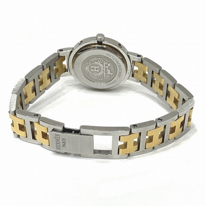 Top quality Hermes Clipper Quartz Ivory Dial Watch Ladies
