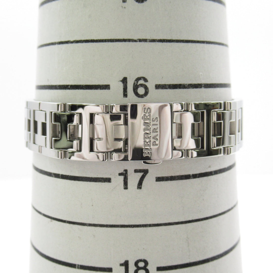 Premium Handmade Hermes Clipper Nacre Diamond Wrist Watch Wrist Watch CL4.230 Quartz White White shell Stainless Steel diamond